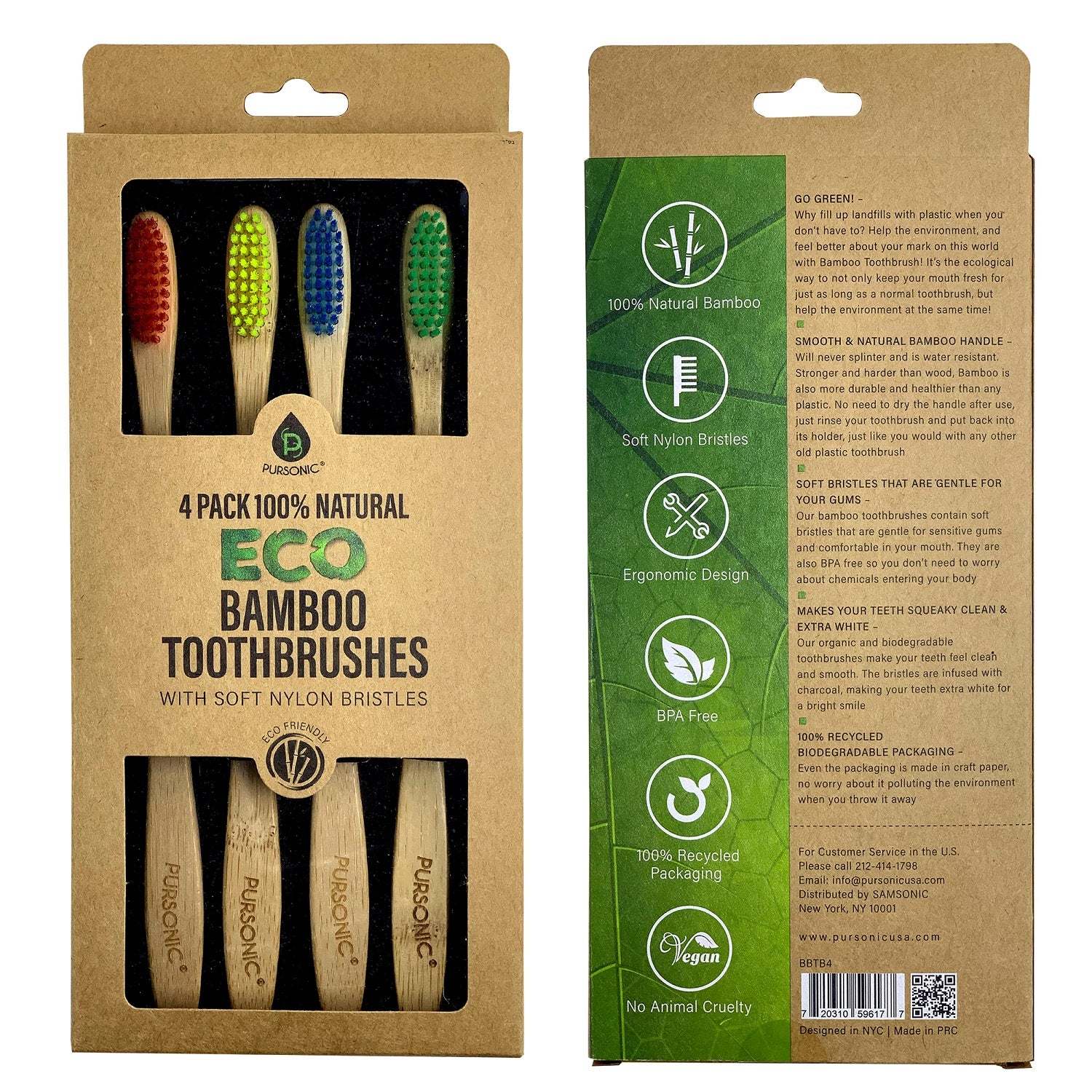 The Daily Clean Bamboo Set (4 pack) – Zero Waste Haven